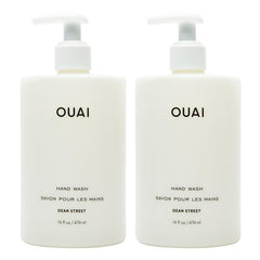 OUAI Hand Wash Dean Street bottle pump delivers gentle cleansing and exfoliation for smoother hands.