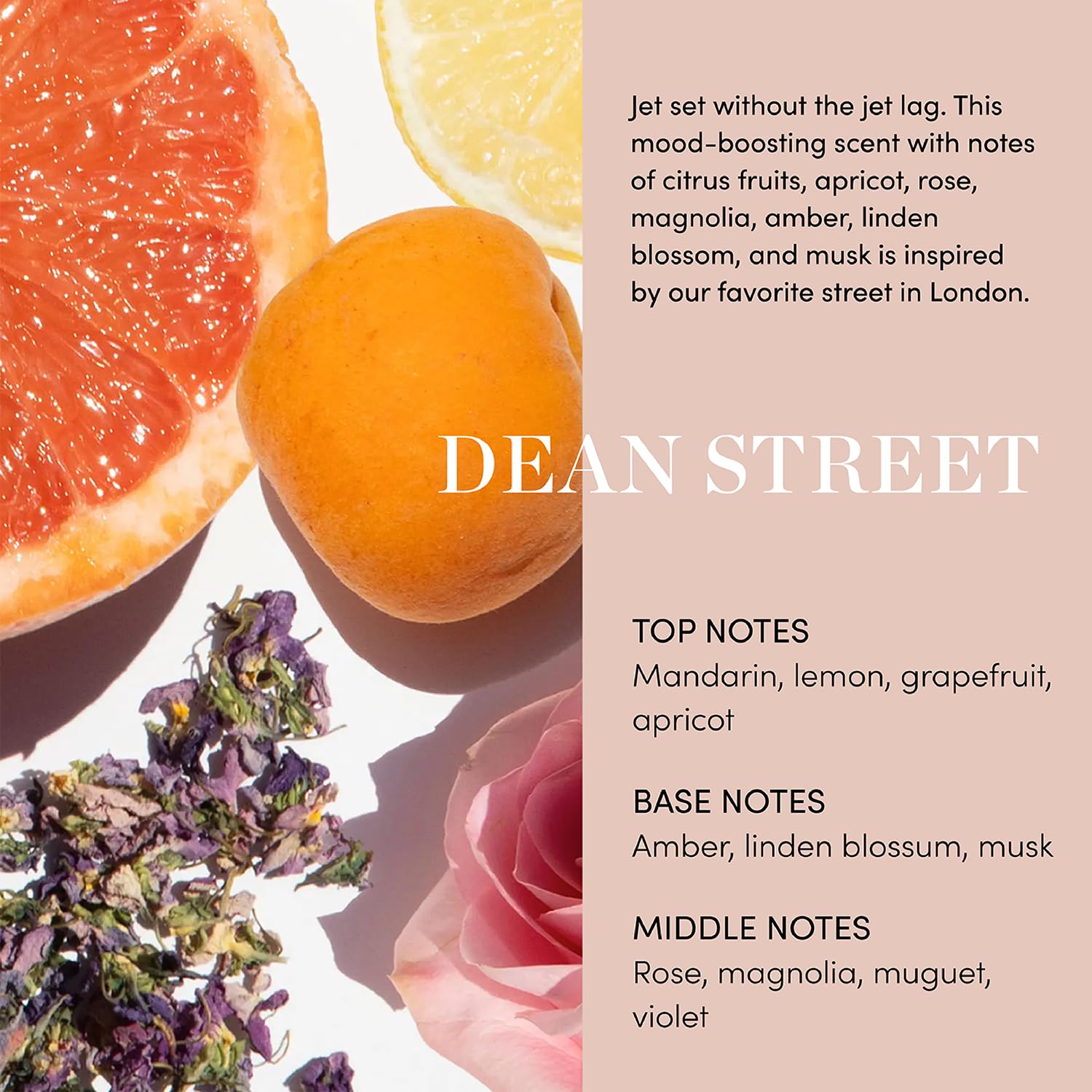 OUAI Hand Wash Dean Street rosehip oil adds soothing moisture after use.