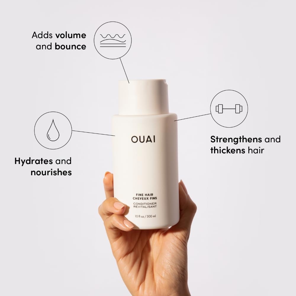 OUAI label close-up emphasizing color-safe formulation.