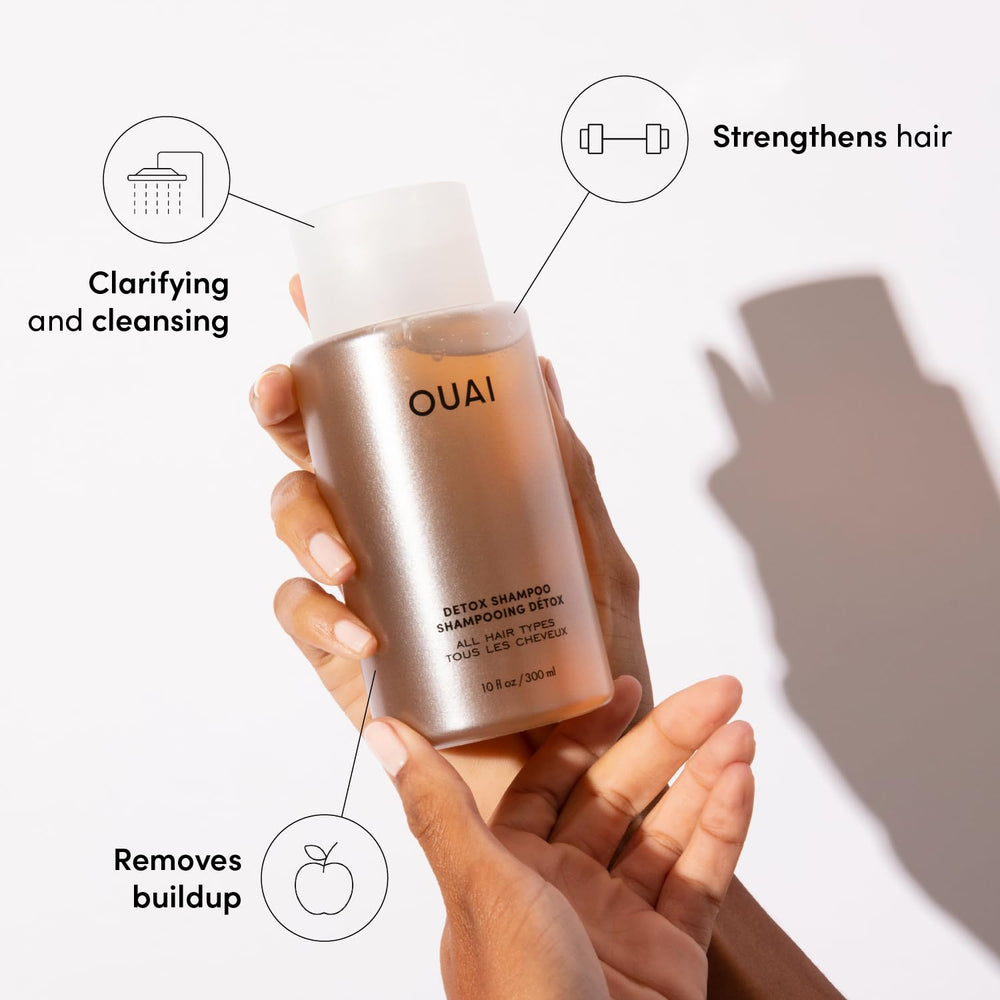 OUAI Travel Kit packaging shows compact carry-on use