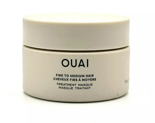 OUAI Treatment Masque mini jar for fine to medium hair providing deep conditioning