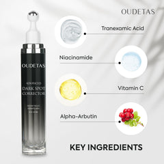 oudetas dark spot remover hyaluronic-acid formula—hydrating brightening without grease