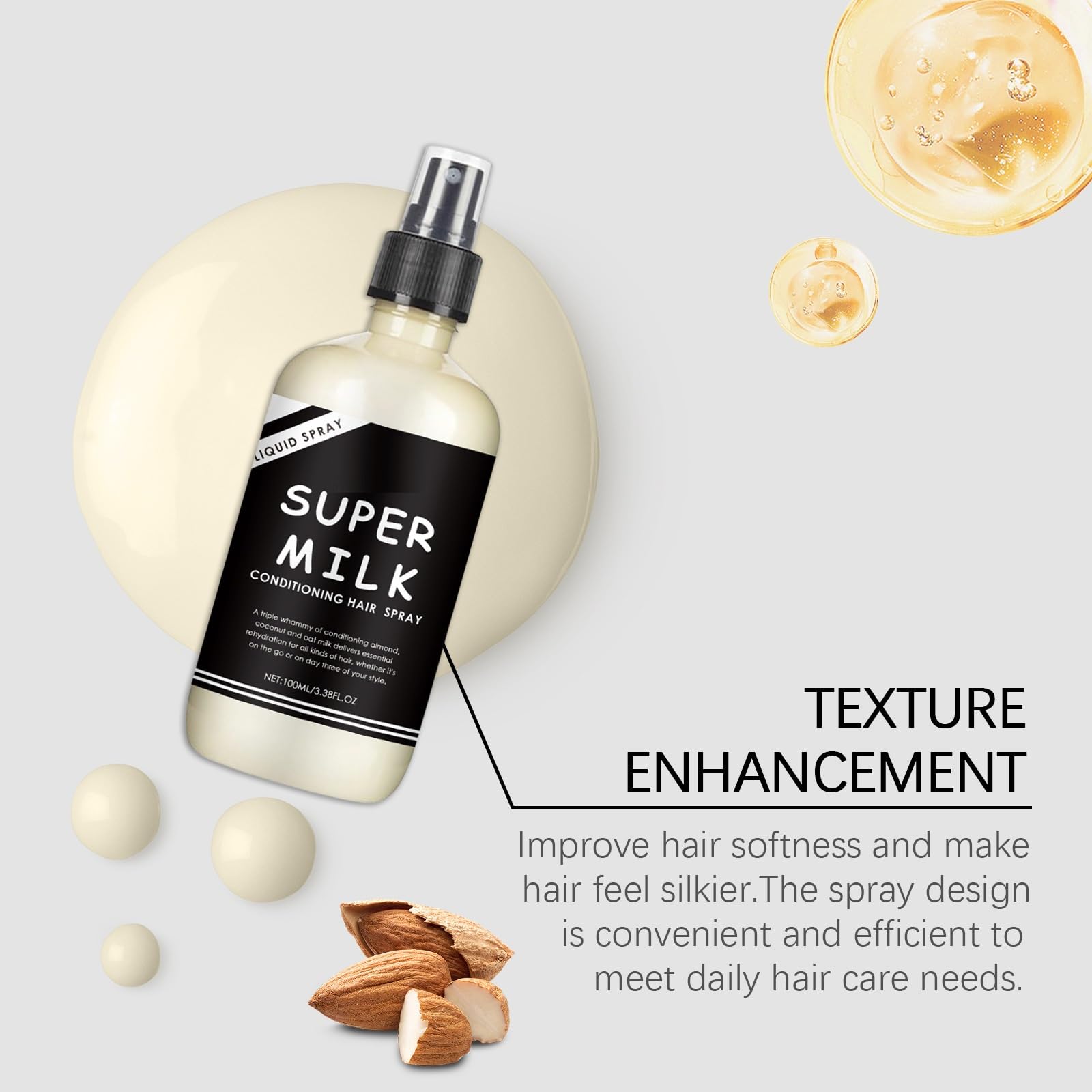 OUKPANE leaves hair moisturized without heaviness after application
