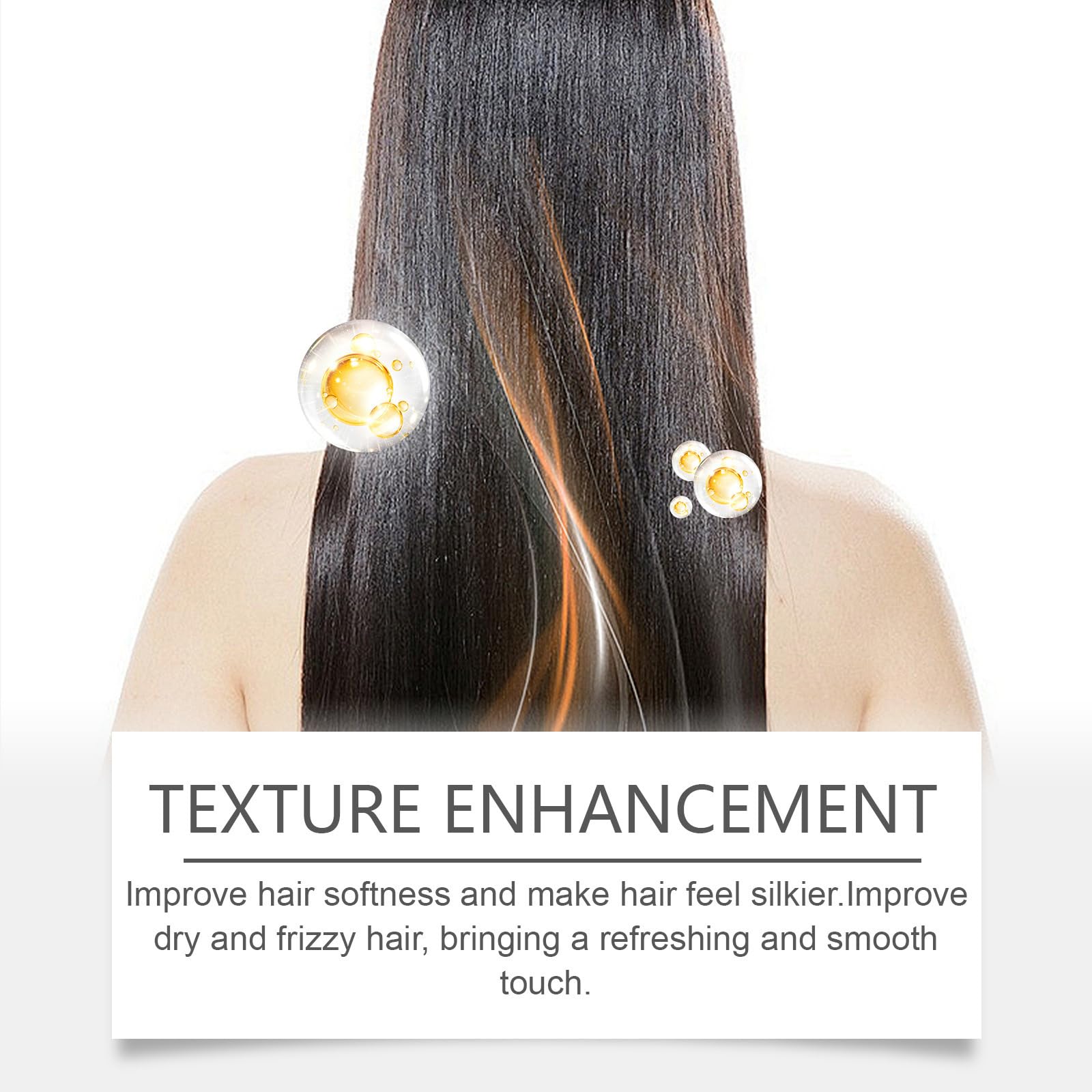 OUKPANE provides shine and softness across curly, straight, or fine hair
