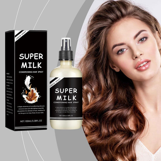 OUKPANE Super Milk Primer spray mist for quick detangling on damp hair