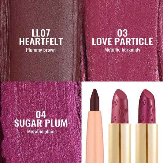 Oulac retractable lip liner for precise, long-lasting lip definition.