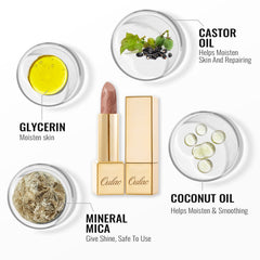 Oulac magnetic closure lipstick keeps it secure during travel.