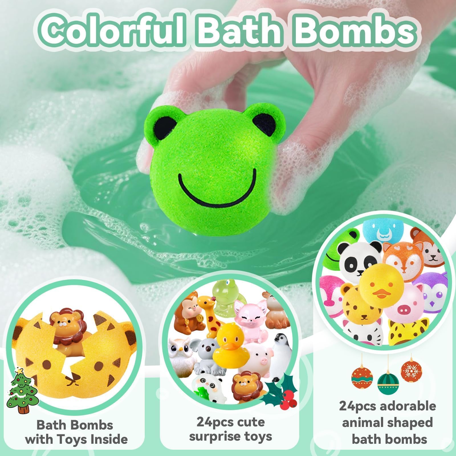 OuMuaMua flamingo-toy-inside bath bomb sparks imagination