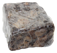 Our Earth's Secrets African black soap usage image for lathering on face, body, hair
