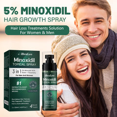 OURMUST minoxidil solution close-up with clear labeling