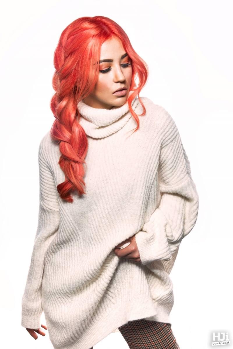 OURO Red Toning Shampoo color clarity after wash on lightened hair