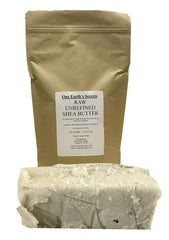 Our Earth's Secrets Ivory Shea butter block for premium skin care and DIY blends.