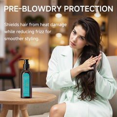 Outccogo argan oil smooths damaged hair and reduces flyaways