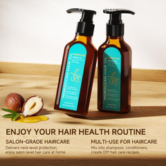 Outccogo hair oil smoothing shine on dry hair with no heaviness