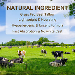 Outccogo Tallow Sunscreen reef safe label promotes eco-conscious care.