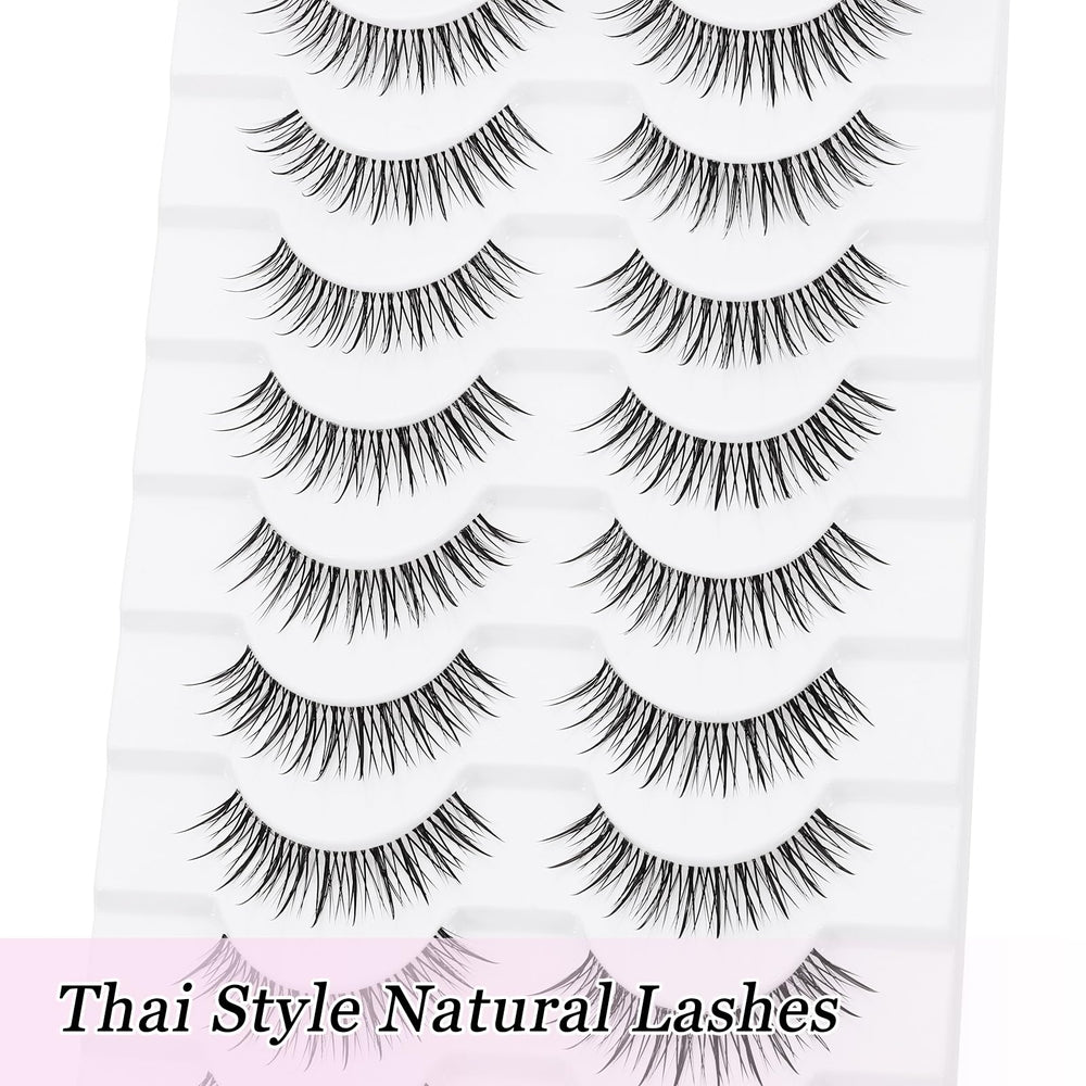 outopen Manga Lashes natural-9-12mm length creates balanced lash boost for daily or events