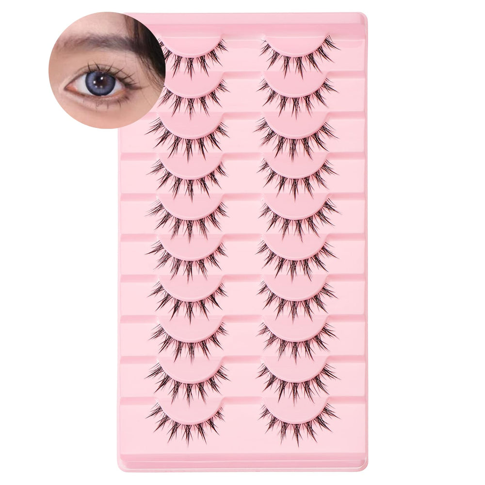 Outopen Asian-style cosplay lashes for bold daily glam.