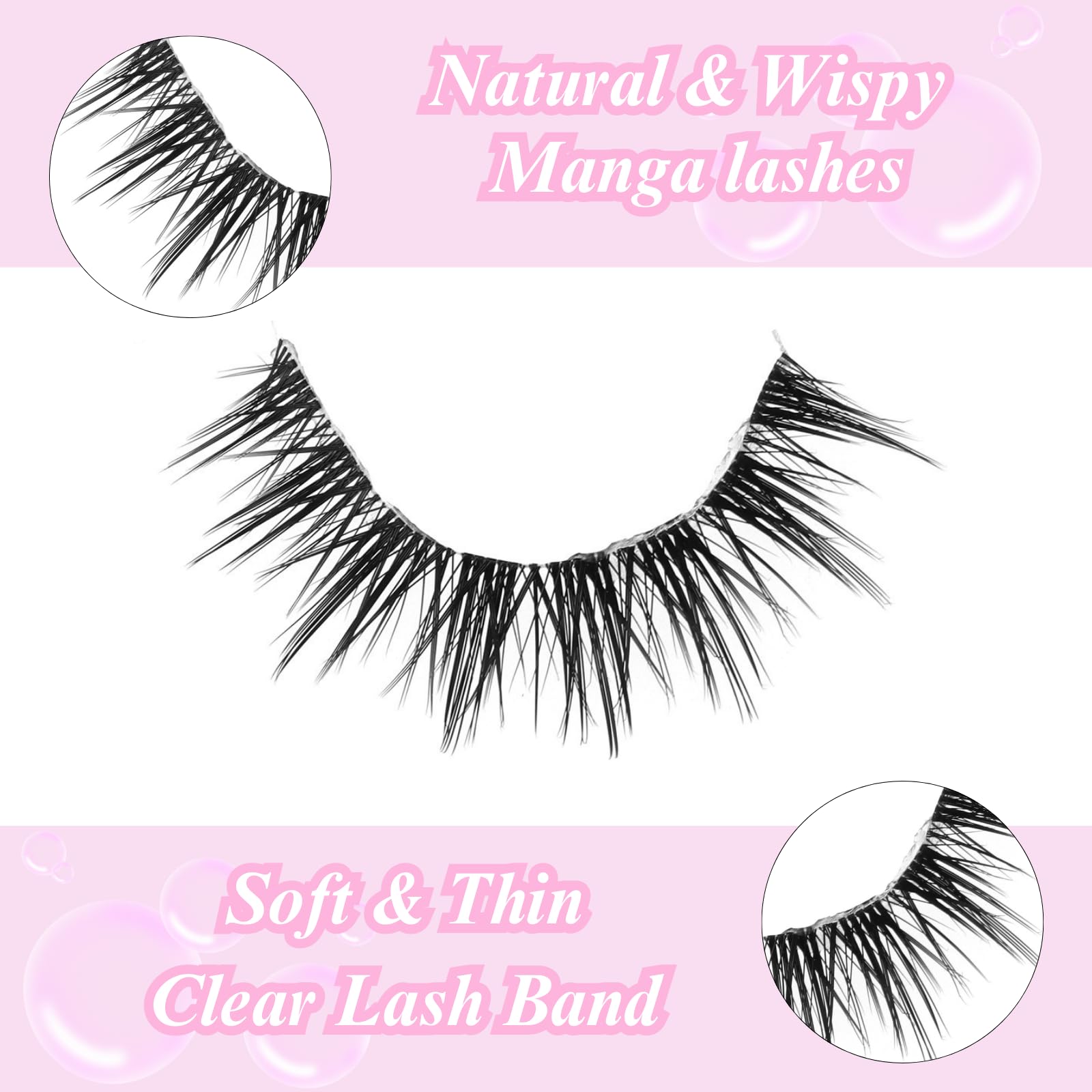 outopen manga lashes doll-like anime effect for fluttery, captivating eyes.