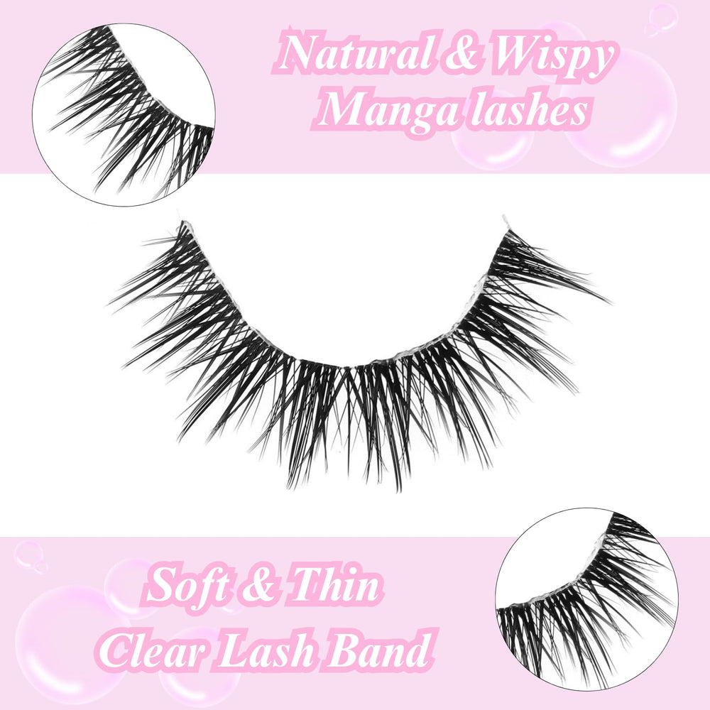 outopen manga lashes doll-like anime effect for fluttery, captivating eyes.