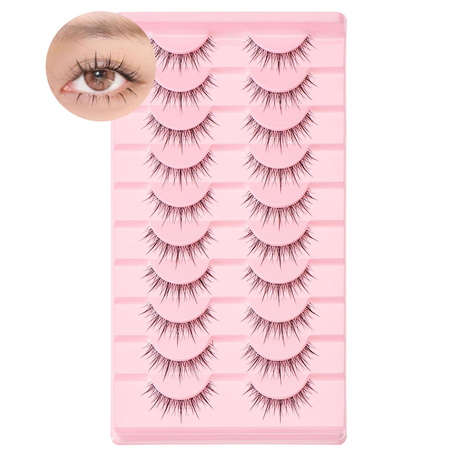 Outopen Manga Lashes can be trimmed to fit your eye shape for comfort.