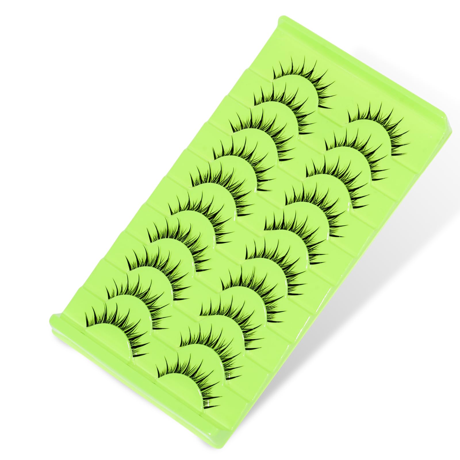 outopen clear-band manga lashes enhance eye definition during anime cosplay and events