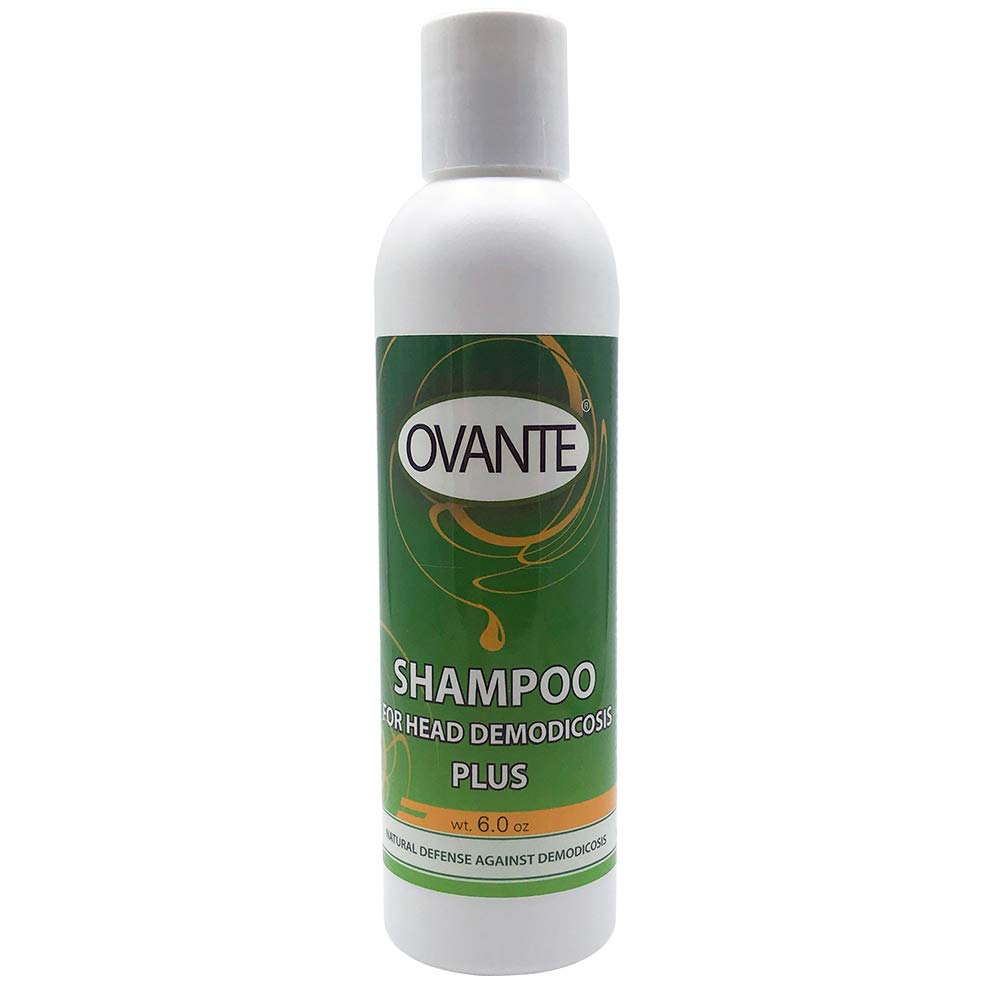 OVANTE Demodex Control Shampoo bottle for humans may help soothe itching and support scalp comfort.