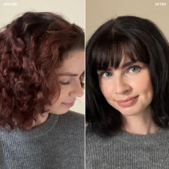 Overtone Espresso Brown oil blend nourishes without weighing hair down