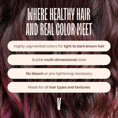 Overtone Vivid Violet vegan cruelty-free label signals safe color care.