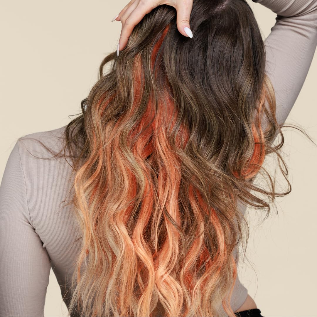 Overtone Strawberry Blonde no ammonia, sulfates, or parabens feature.