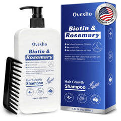 OVEXLIO Hair Growth Shampoo bottle for daily fuller-looking hair