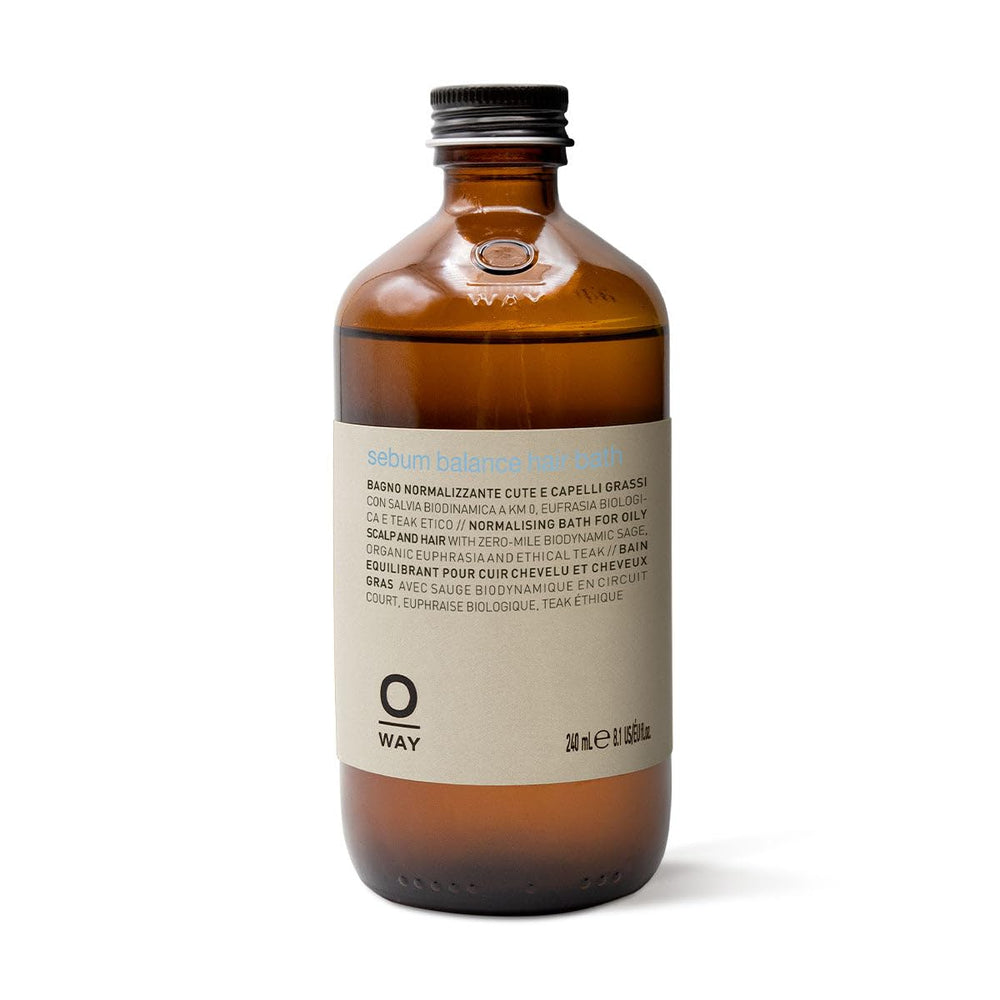 OWAY sebum balance hair bath bottle for oil control and scalp refresh