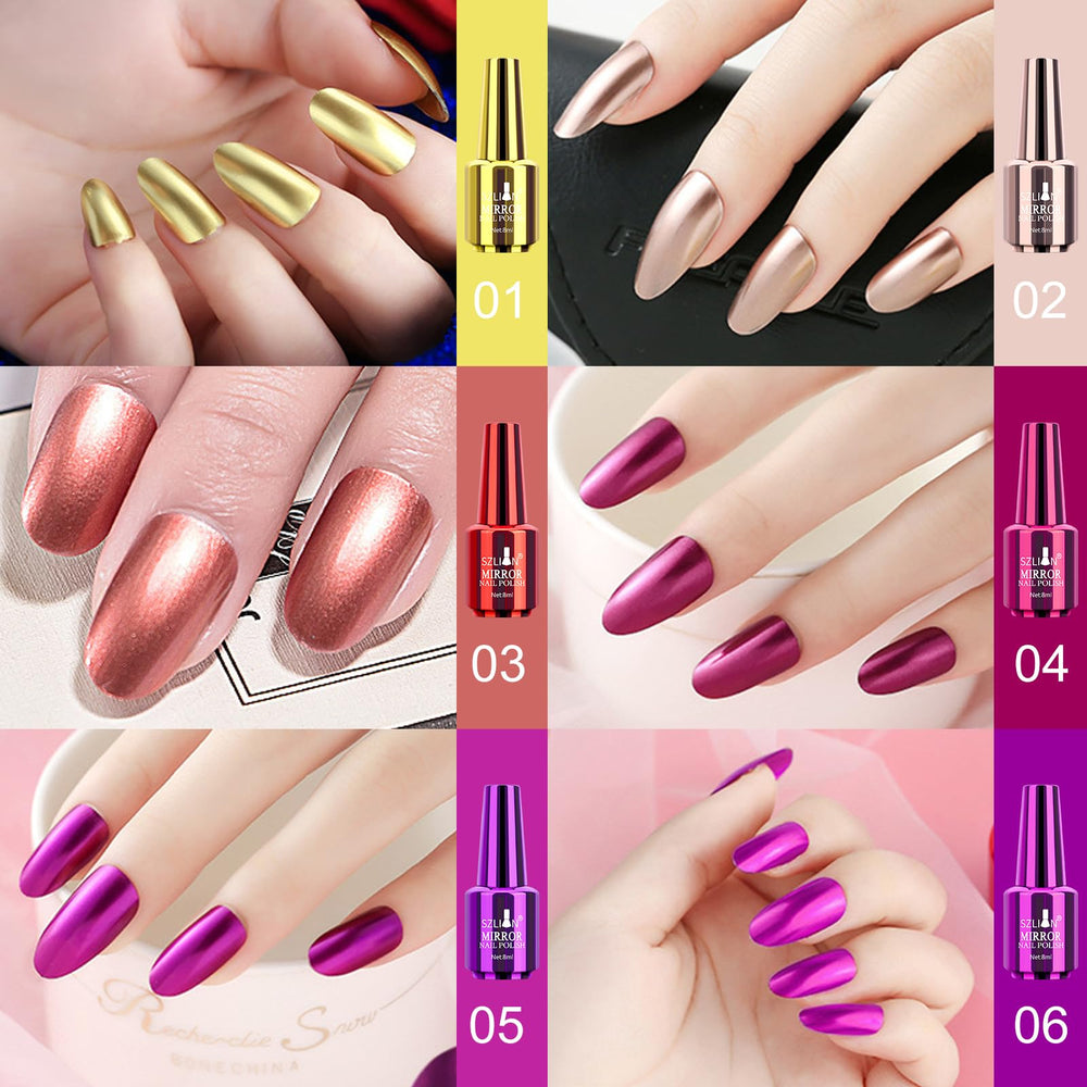 Ownest glossy nail art on hand demonstrates easy, salon-like shine at home.