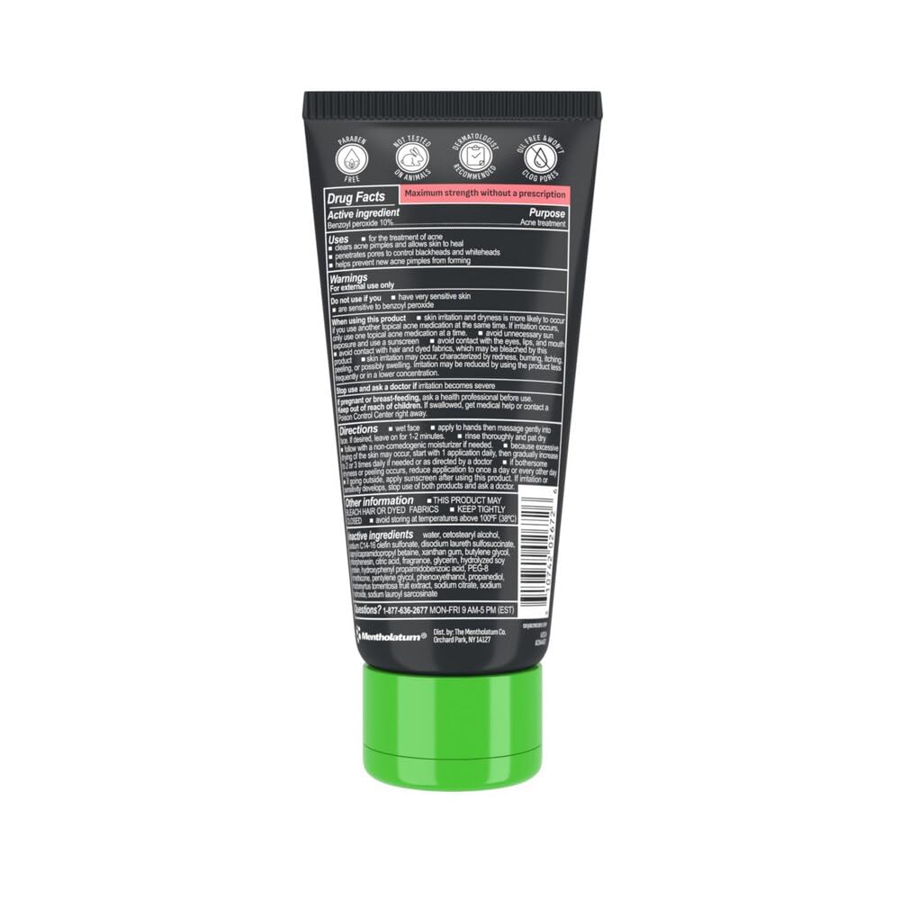 Oxy Acne Cleanser hand application shows easy daily use