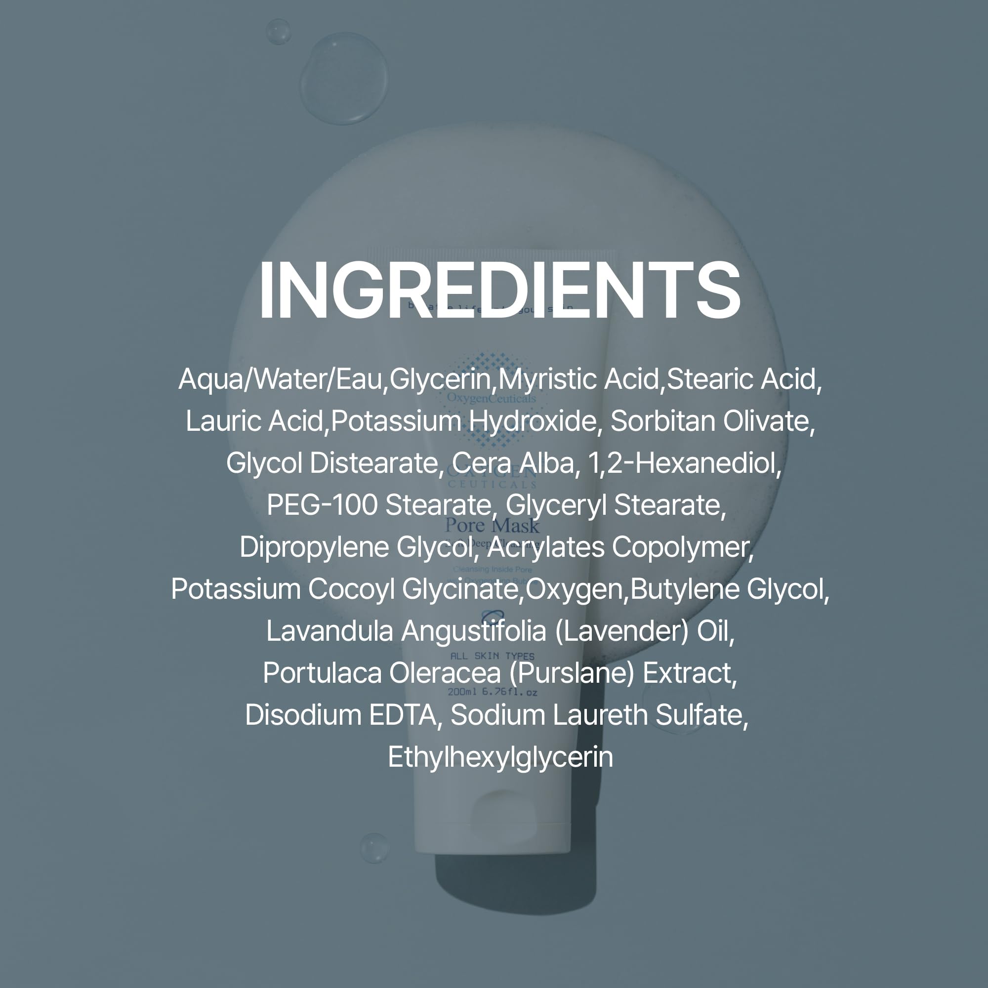 Daily-use foam cleanser texture showing gentle, non-drying formula.