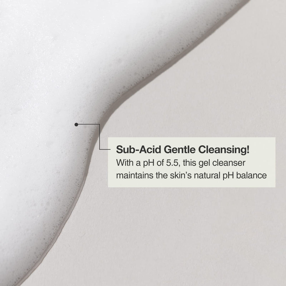 OxygenCeuticals Purifying Foaming Wash foam closeup demonstrates gentle cleansing.