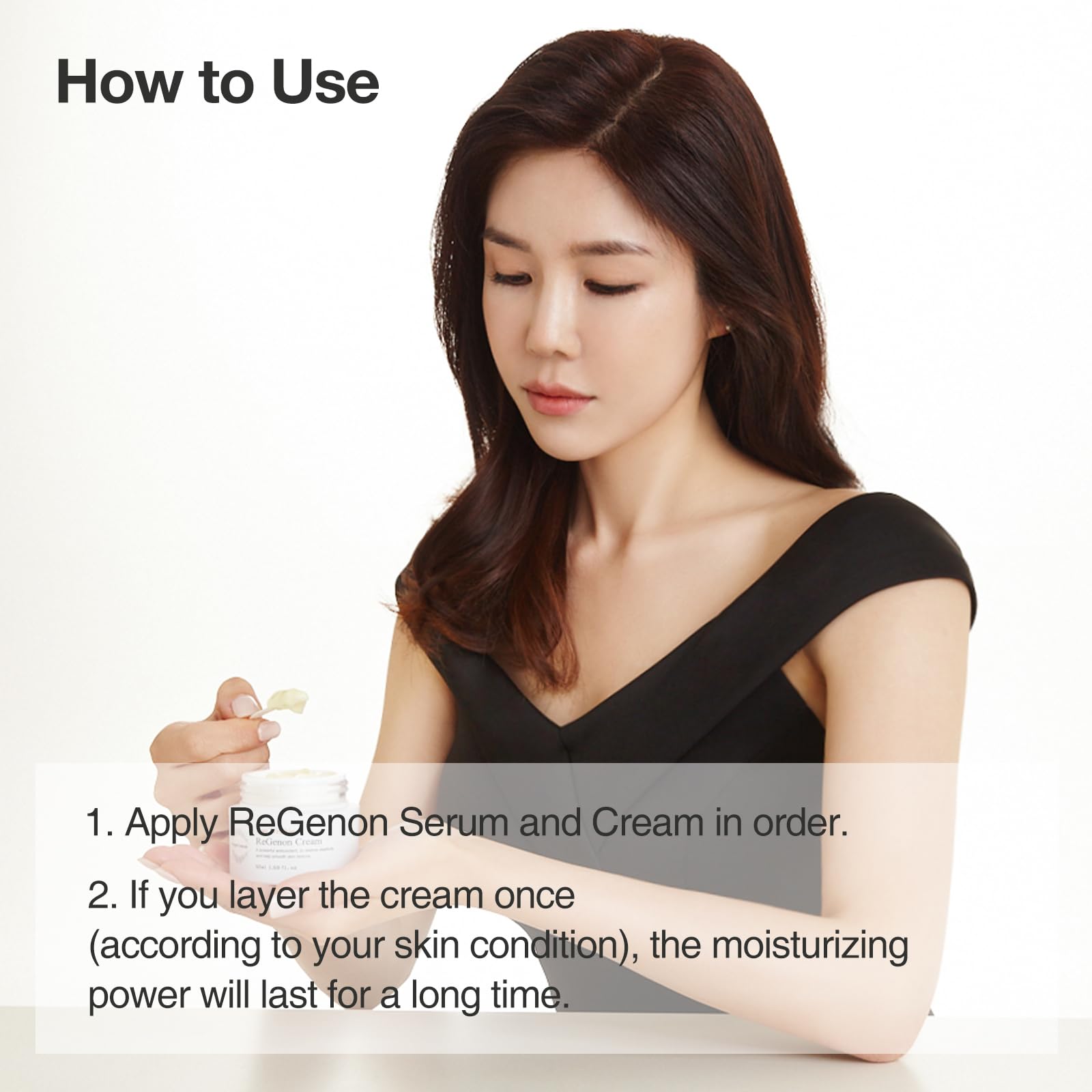OxygenCeuticals ReGenon idebenone 20,000ppm label highlighting the key ingredient.