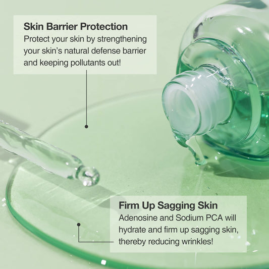 OxygenCeuticals Skin Barrier Fluid serum drop highlighting adenosine-powered anti-wrinkle support