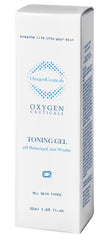 OxygenCeuticals Toning Gel licorice root detail highlights balancing skin and oil control