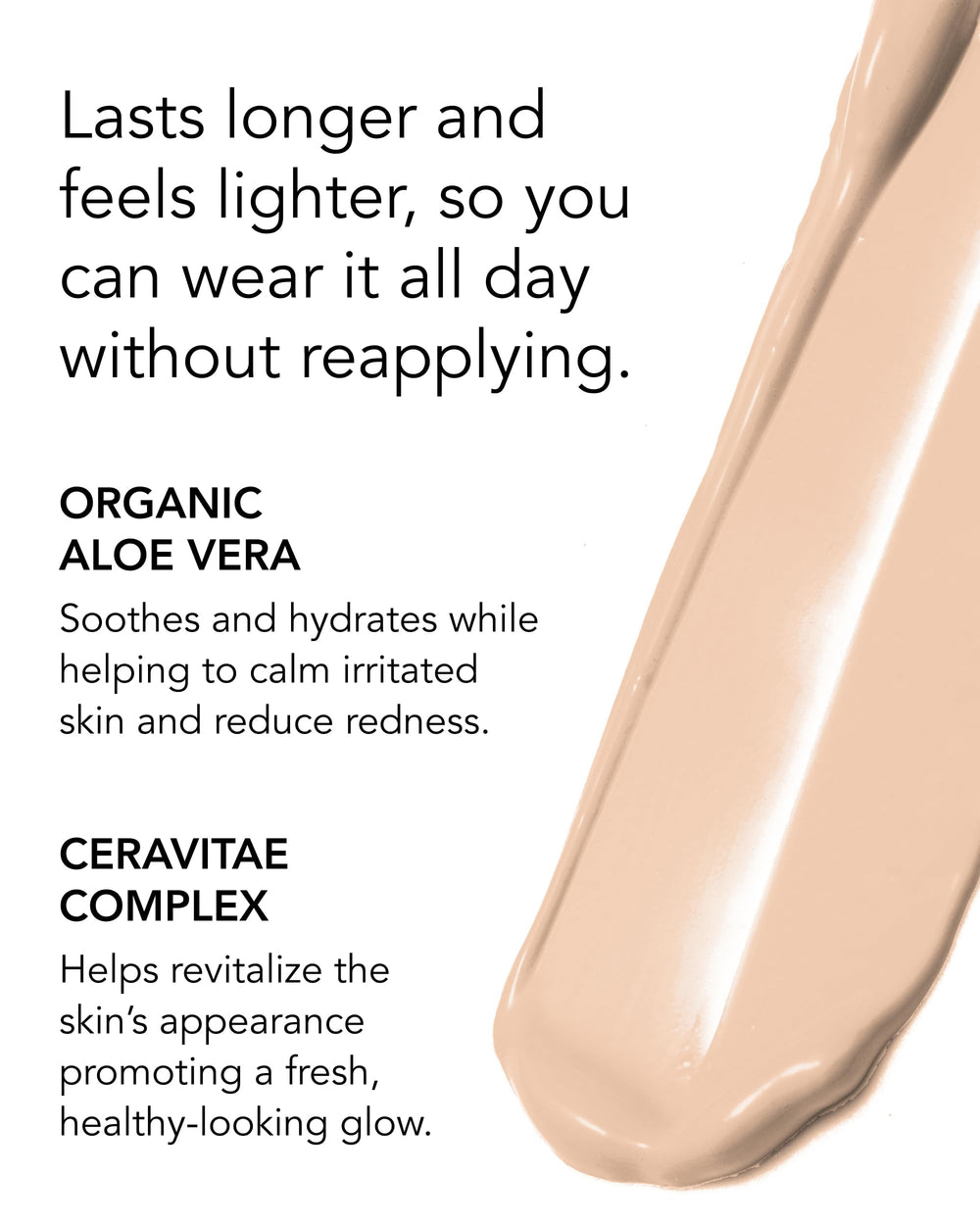 Oxygenetix Oxygenating Foundation Porcelain airless pump close-up emphasizes precise dispensing.