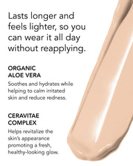 Oxygenetix Oxygenating Foundation Porcelain airless pump close-up emphasizes precise dispensing.