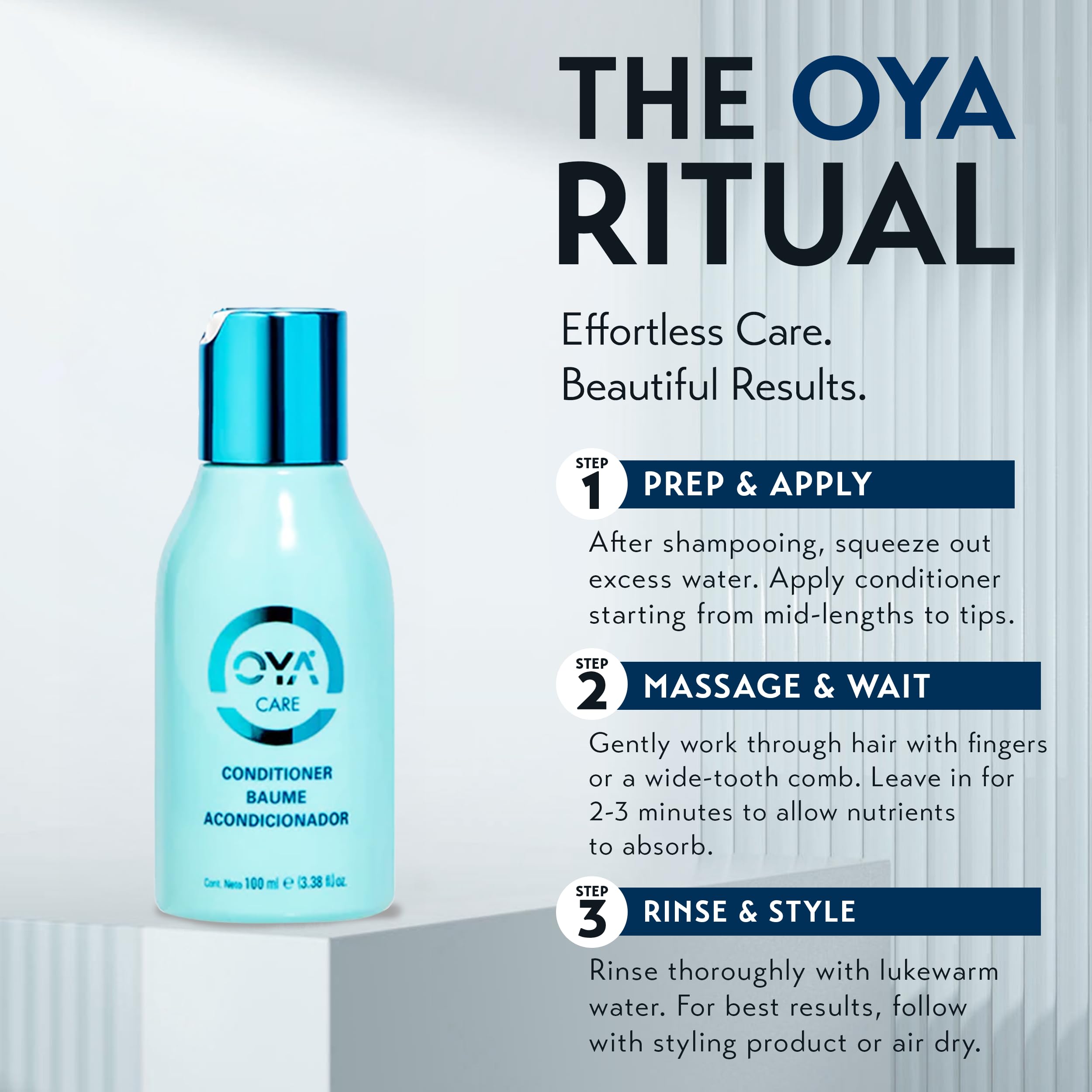 Compact 100 ml bottle for everyday use and travel.