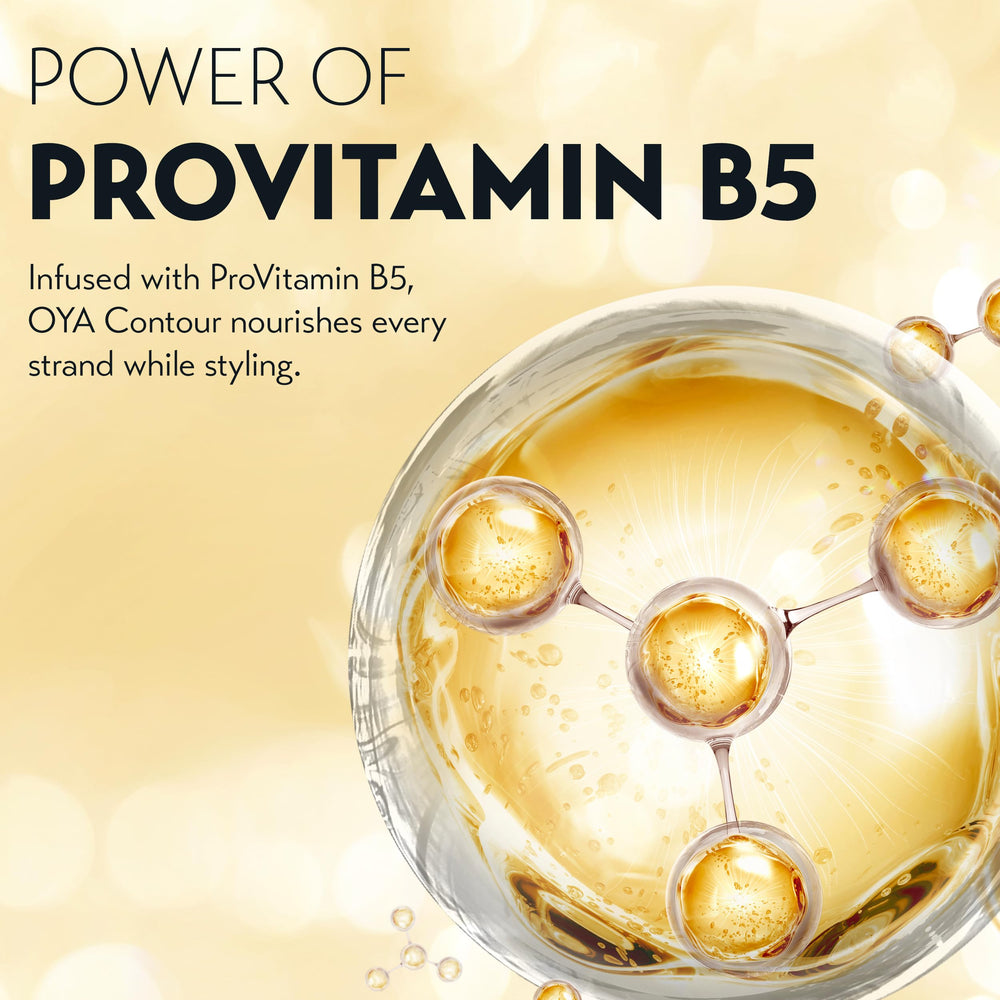 OYA Contour mousse adds shine and natural movement.