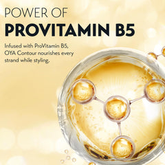 OYA Contour mousse adds shine and natural movement.