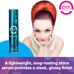 OYA Reflect anti-frizz action delivers a glossy finish on damaged or dry strands.