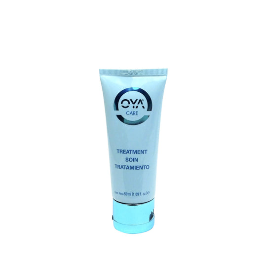 OYA Treatment travel-size bottle ready for on-the-go conditioning.