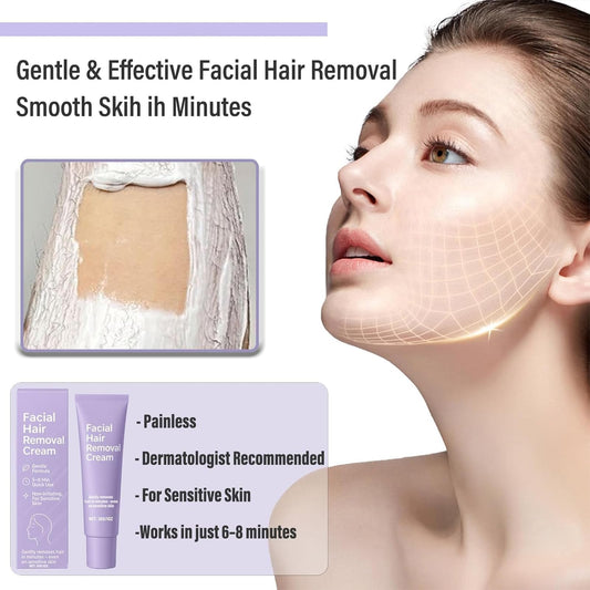Application on the cheek shows smooth, even skin without irritation.