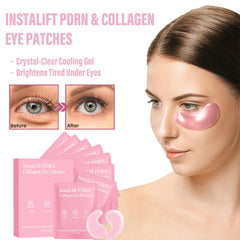 OYKOSE Instalift eye patch close-up of hydrogel layer enhancing absorption.