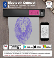 OZER M08Pro app setup shows cross-platform compatibility with Android and iOS.