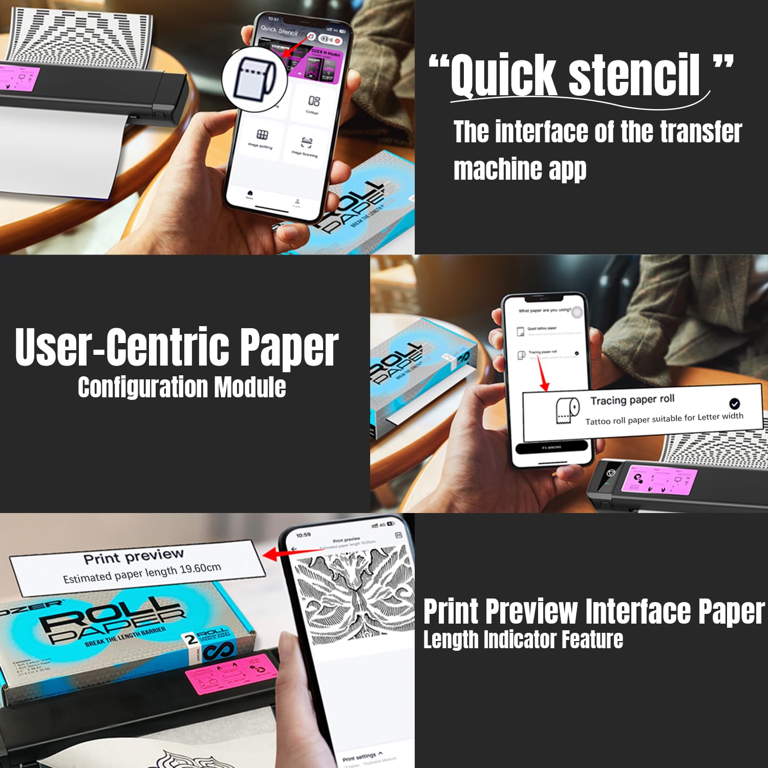 OZER M08Pro wireless design highlights portability for on-the-go artists.