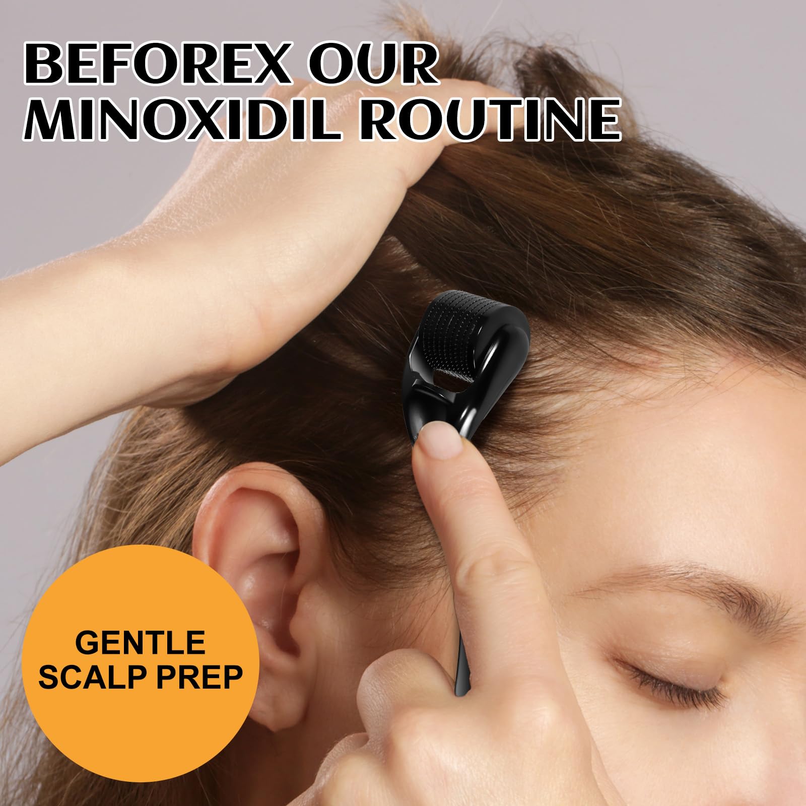 Pabedo 5% Minoxidil scalp nourishment promotes healthier-looking hair.